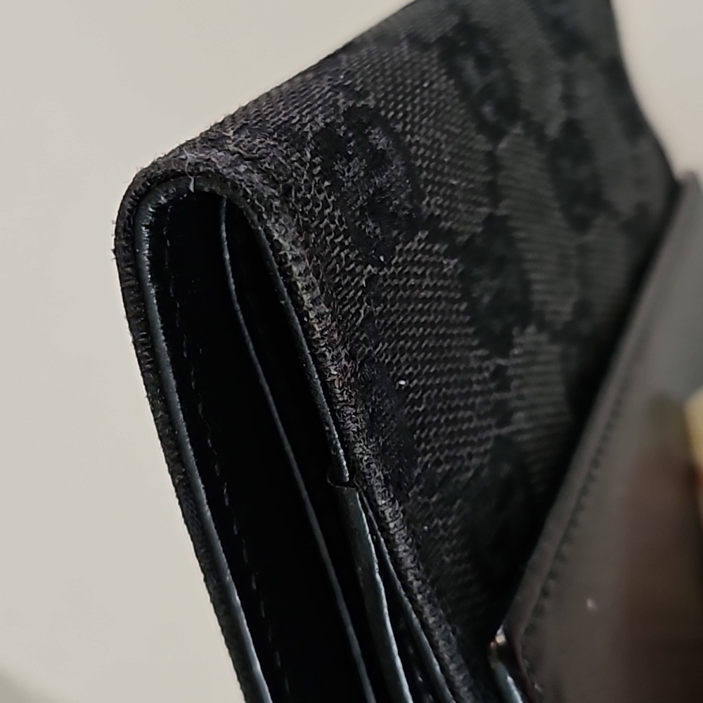 Gucci Jackie piston lock canvas wallet - Picture 9 of 14